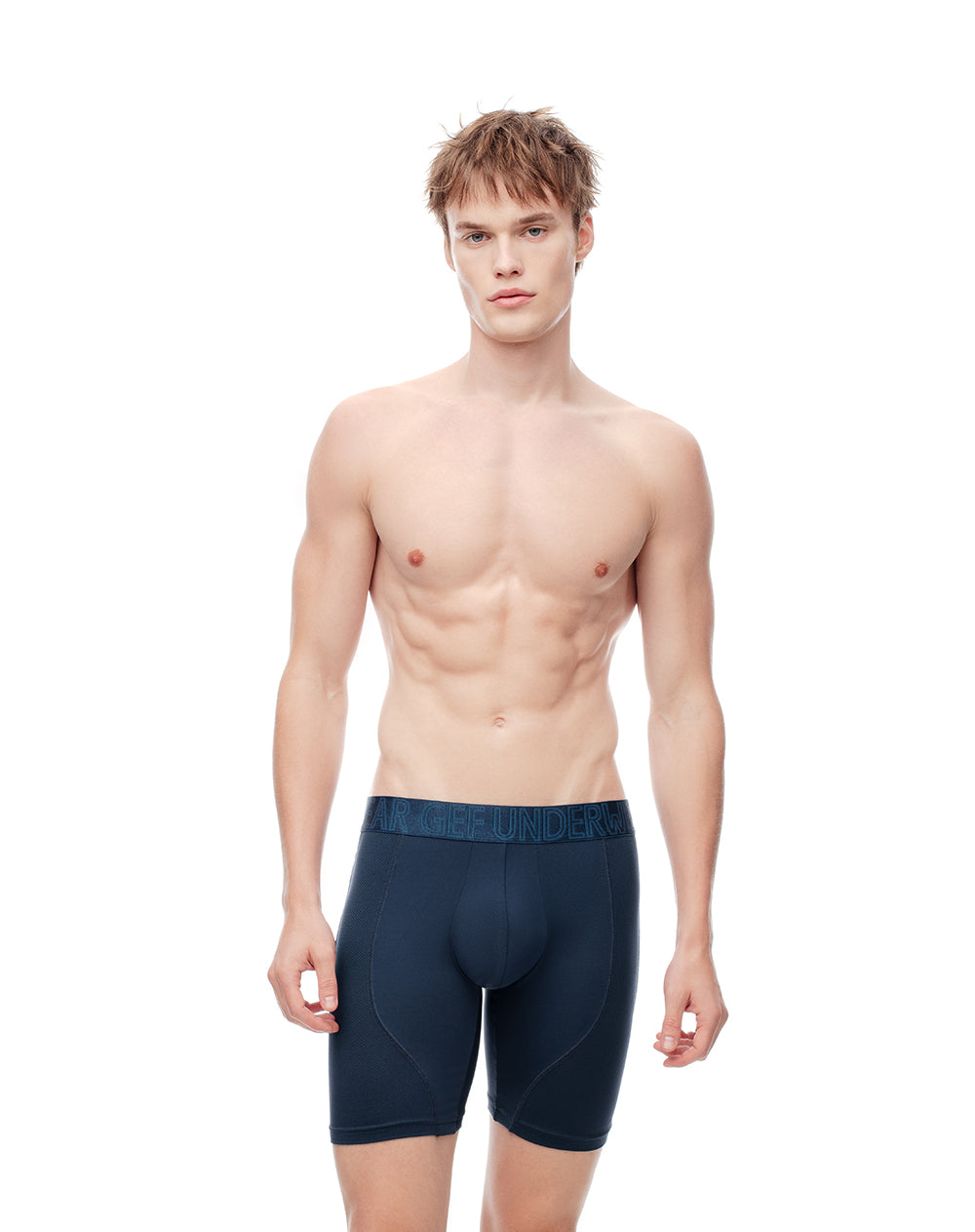 Bóxer deportivo largo control humedad x3unds surtido