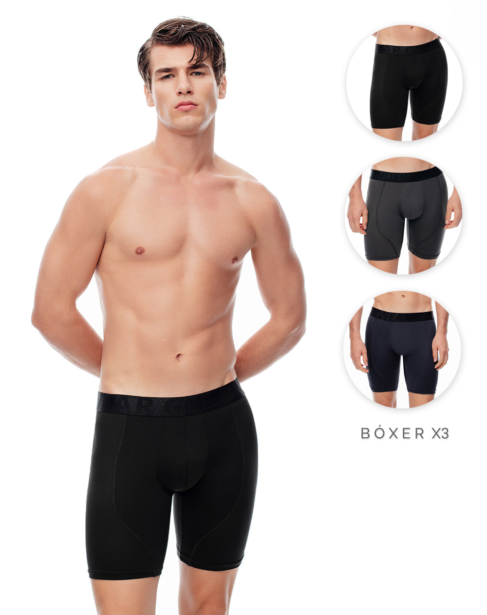 Bóxers Eslalom Largo Surtido Ajuste Perfecto y Comodidad