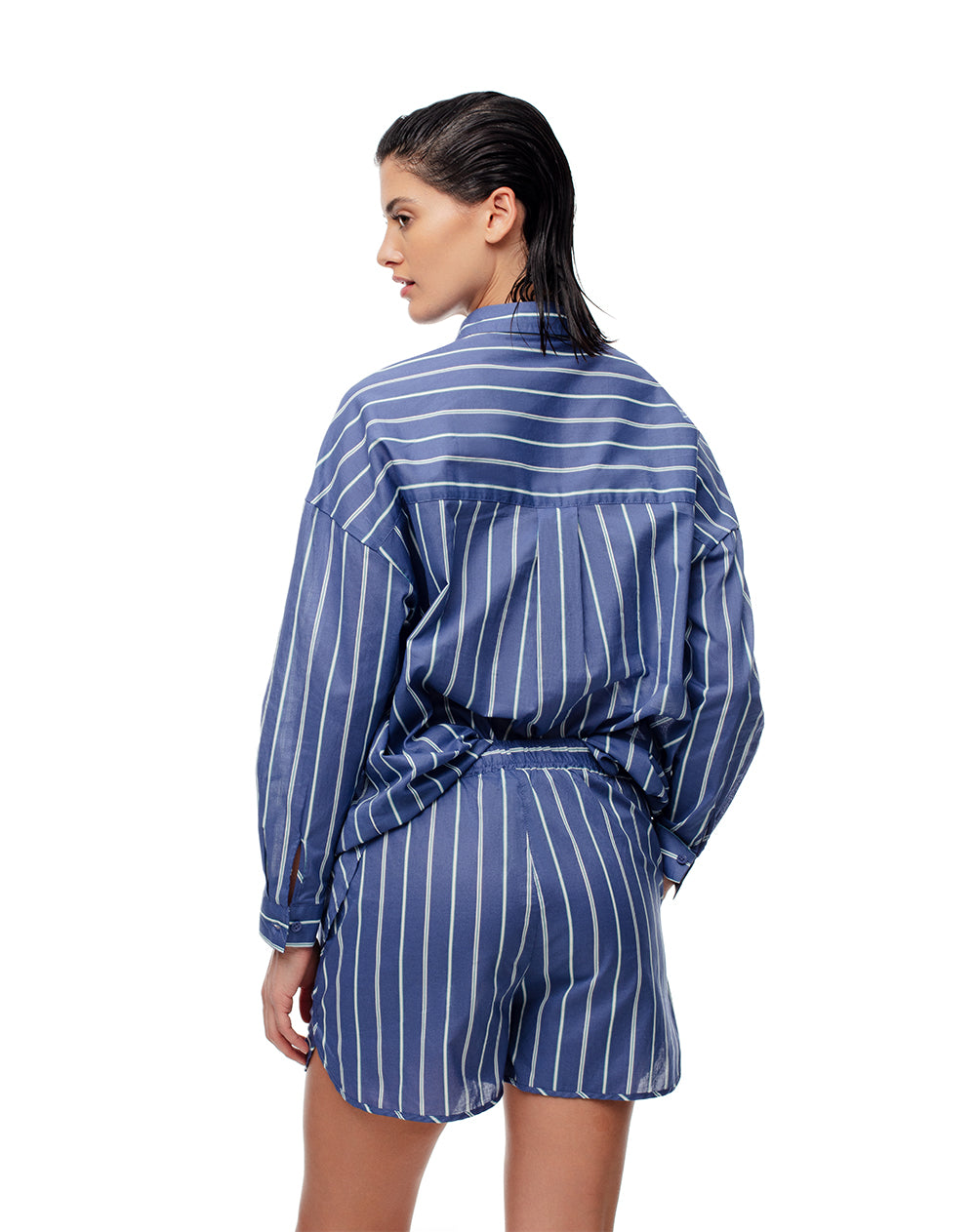 Short de pijama mujer rayas