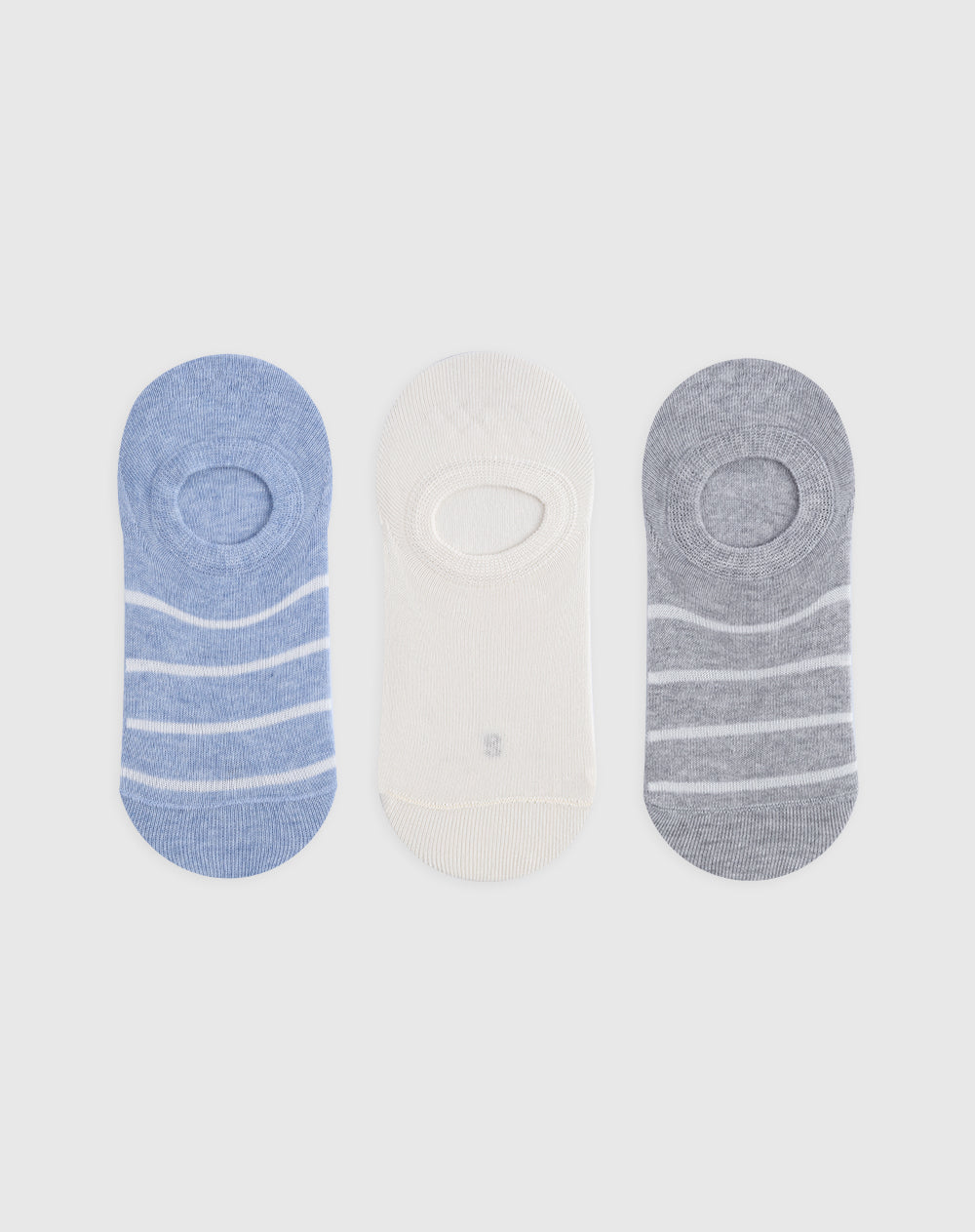 Medias mujer tobillera corta pack x3 surtido