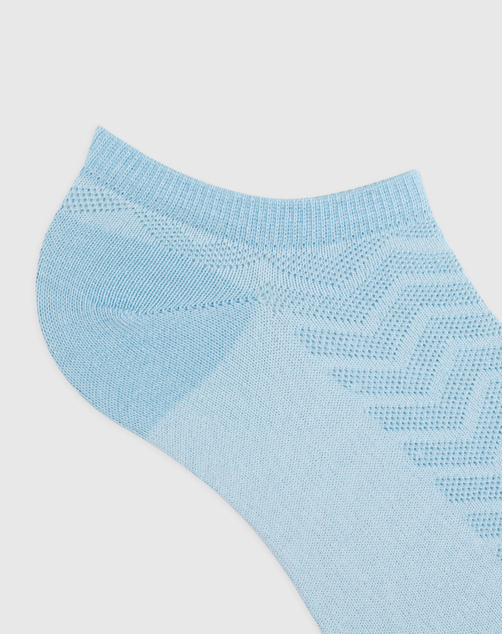 Medias mujer tobillera corta algodón azules