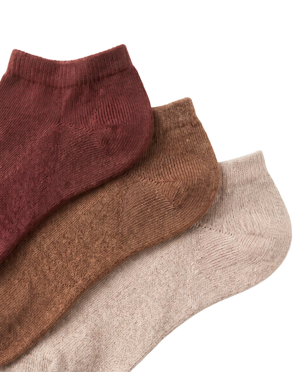 3 pares de medias tobilleras surtido