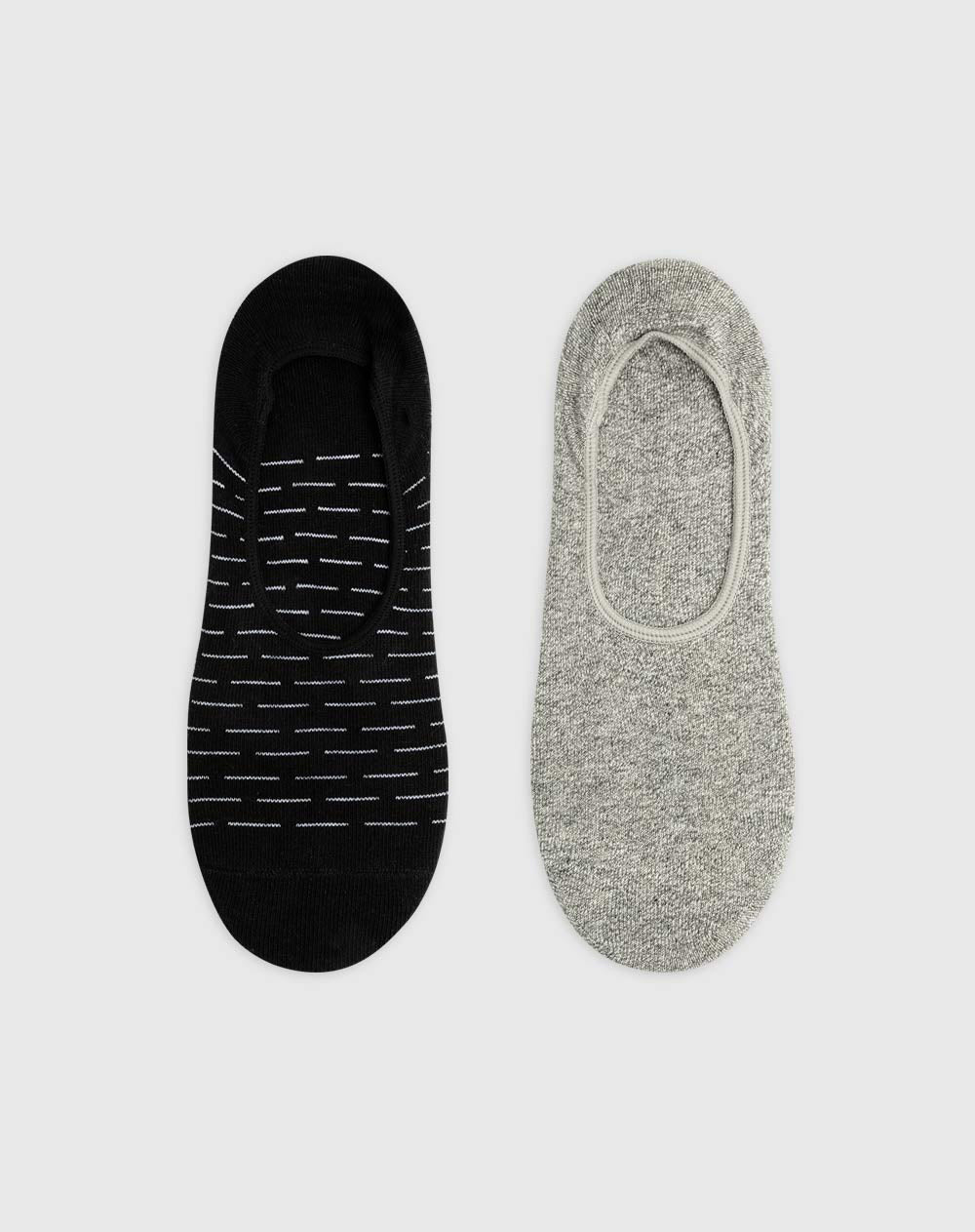 Medias mujer baleta algodón pack x2 surtido