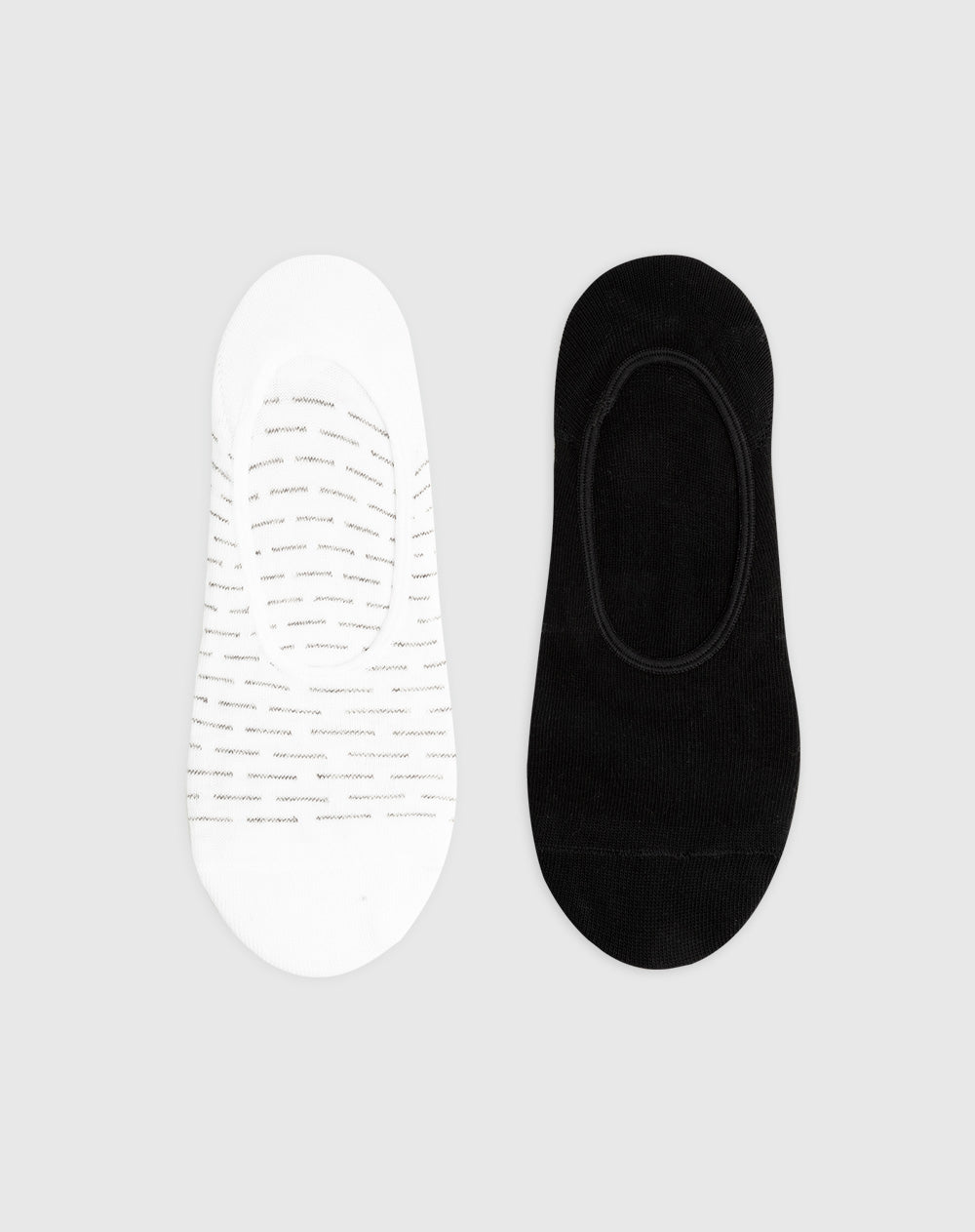 Medias mujer baleta algodón pack x2 surtido