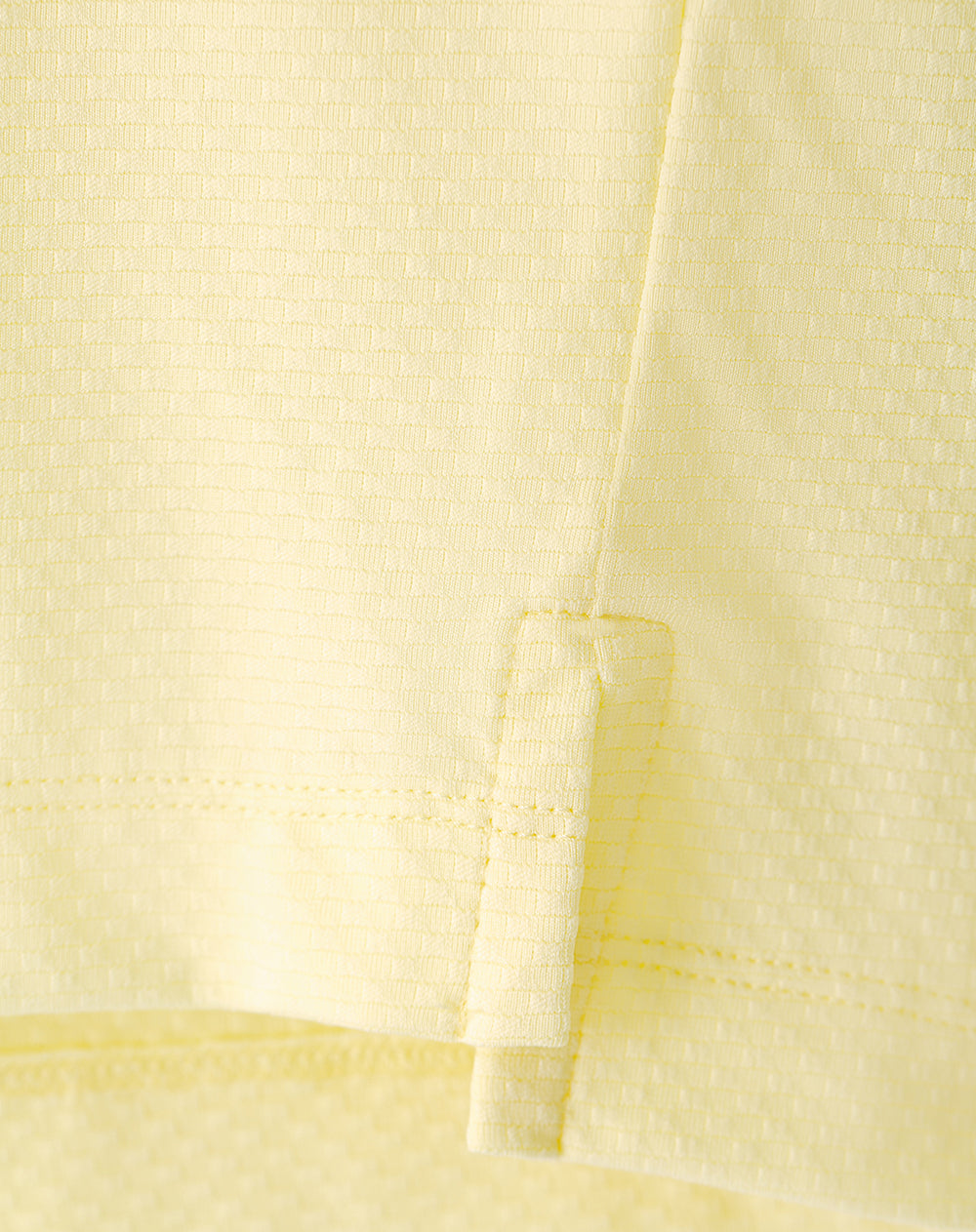 Camiseta deportiva control humedad amarilla hombre