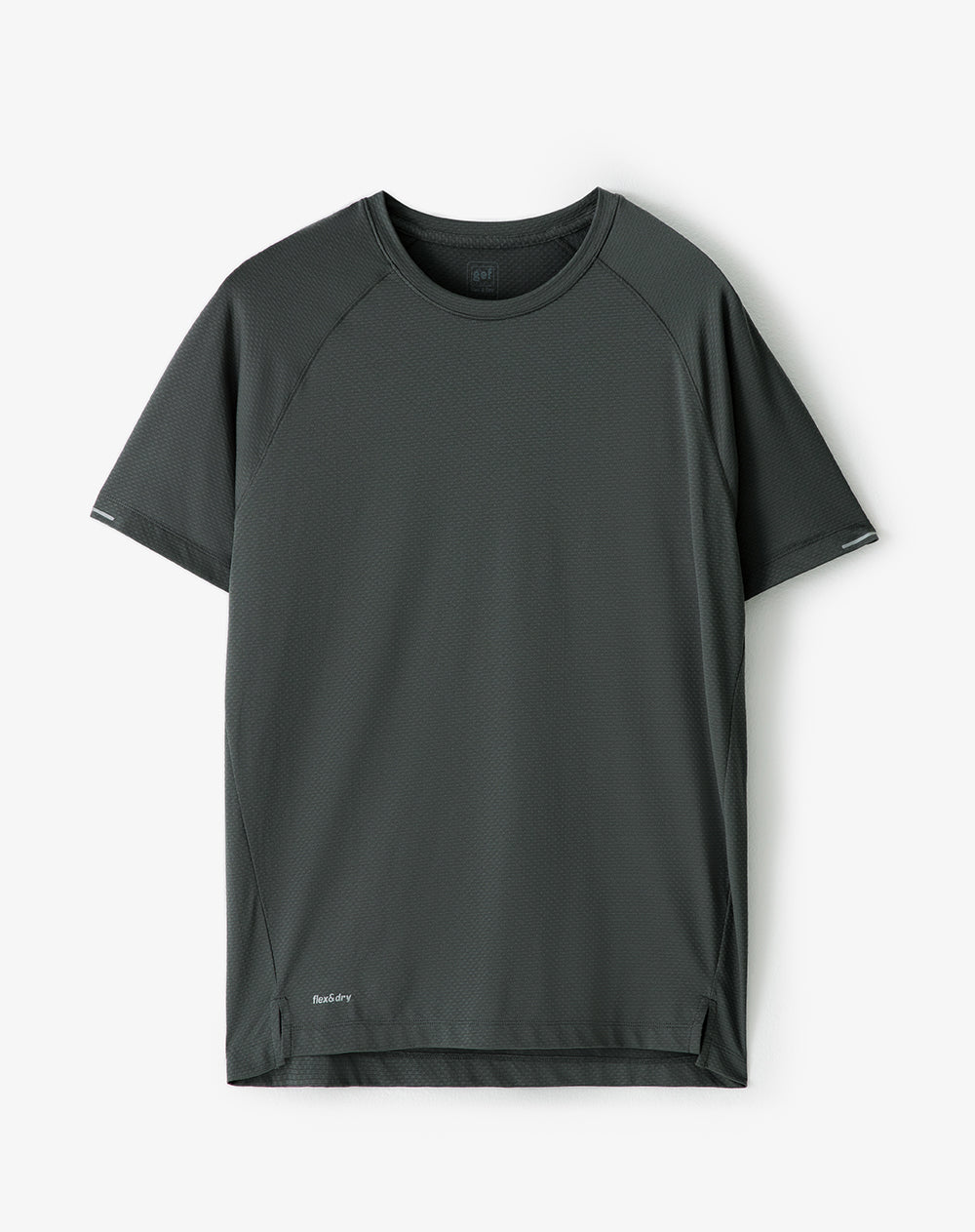 Camiseta deportiva control humedad verde hombre