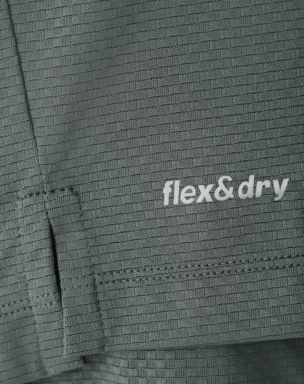 Camiseta deportiva control humedad verde hombre