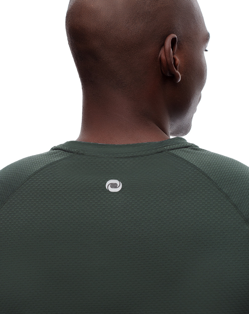 Camiseta deportiva control humedad verde hombre