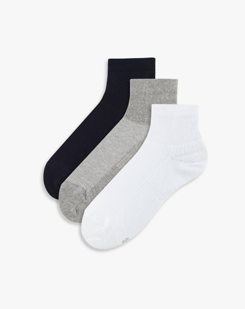 Medias mujer tobillera pack x3 surtido