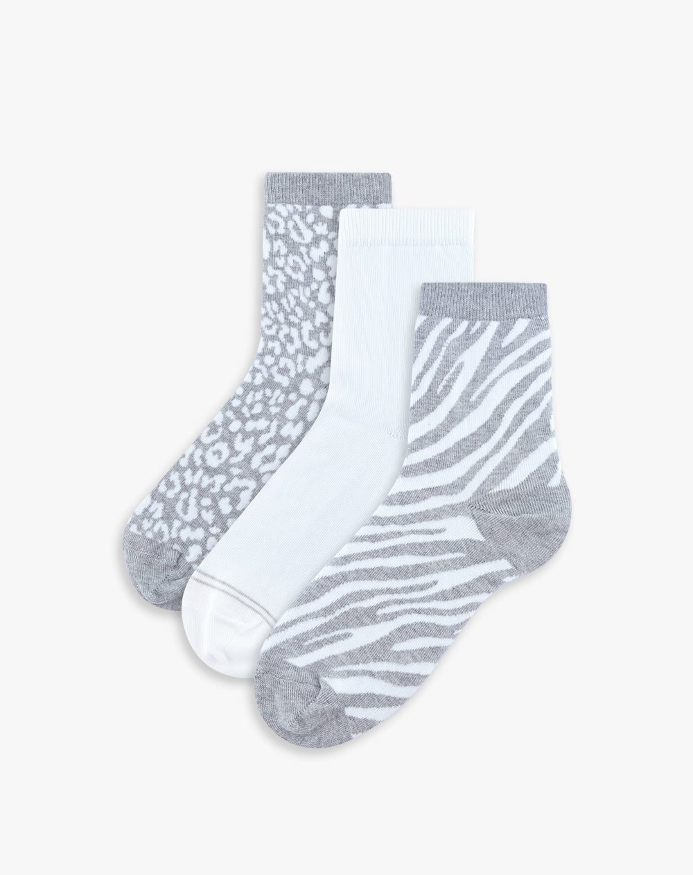 Medias mujer largas pack x3 surtido