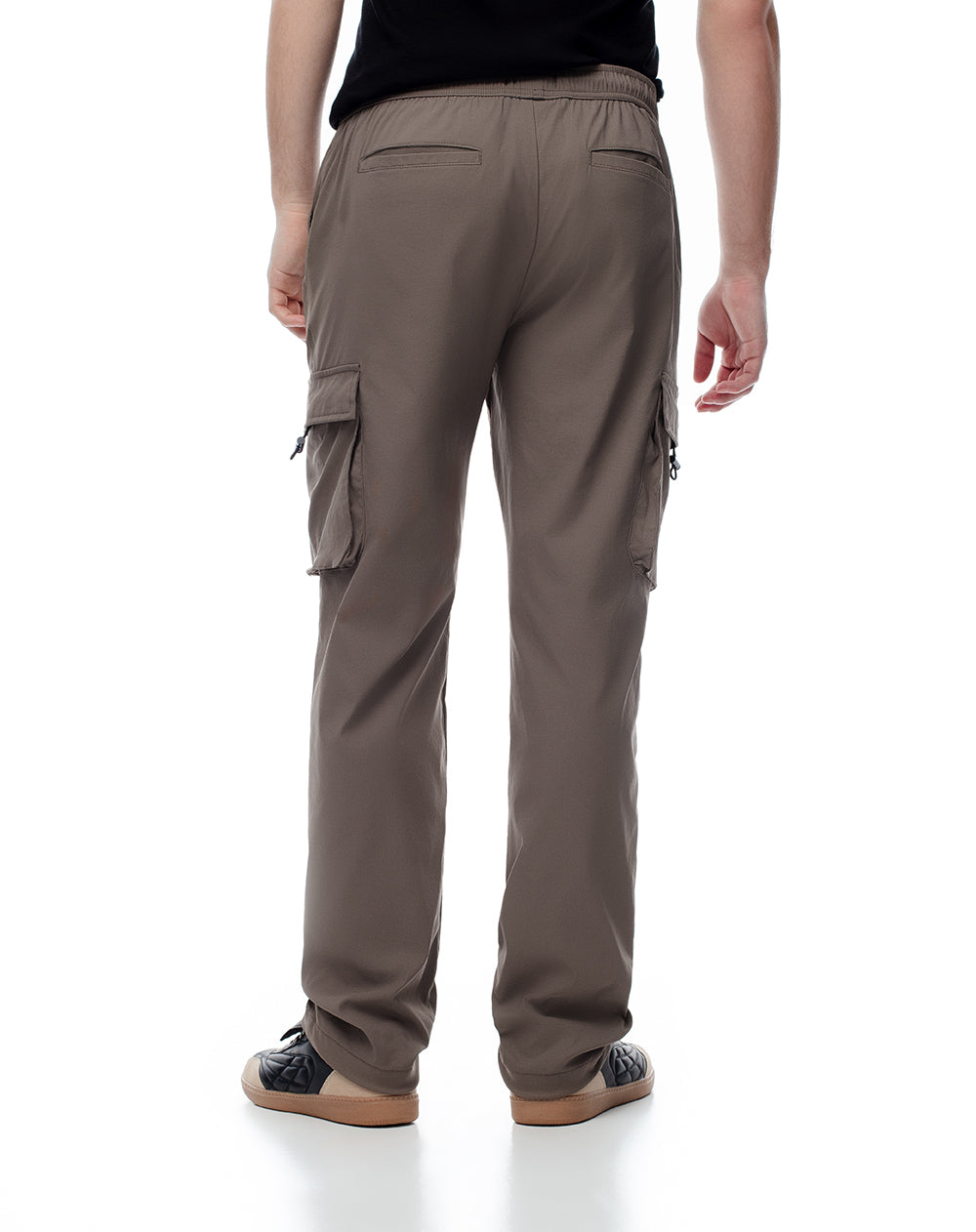 Pantalón cargo regular liviano café hombre