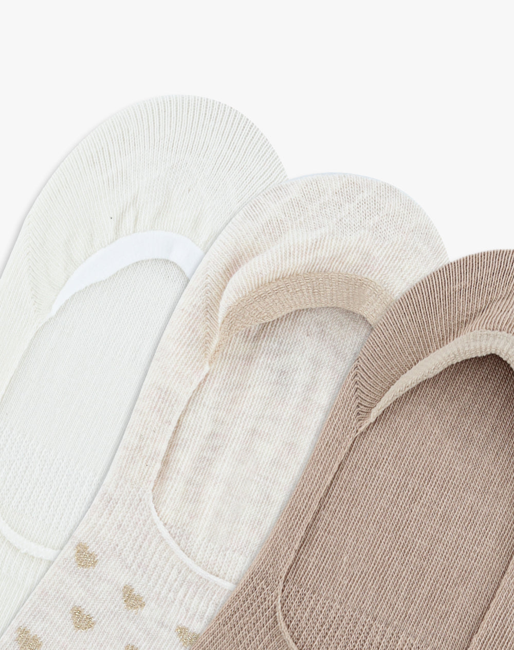 Medias mujer baleta pack x3 surtido