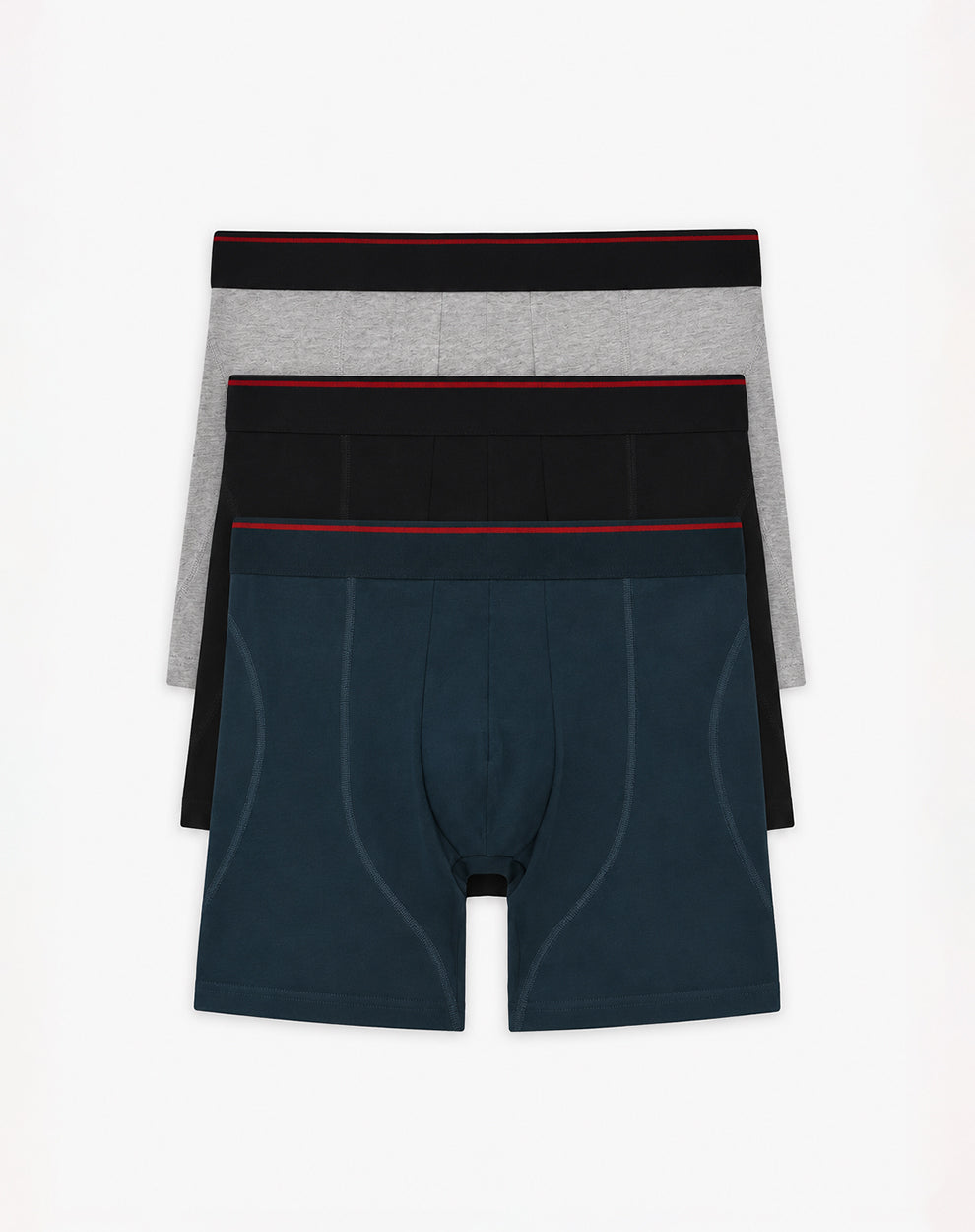 Bóxer largo algodón jersey x3unds surtido hombre
