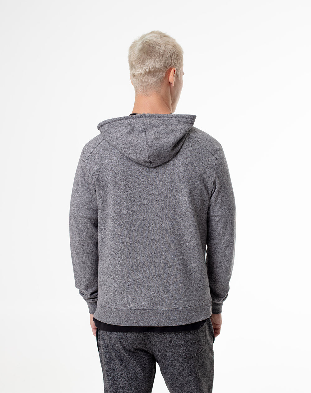 Chaqueta regular algodón gris hombre