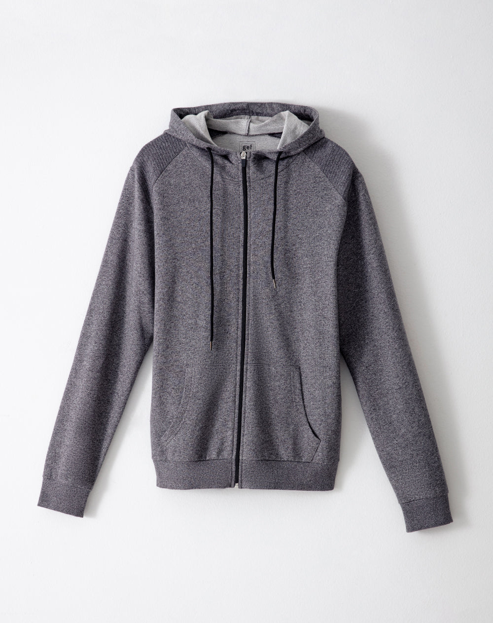 Chaqueta regular algodón gris hombre