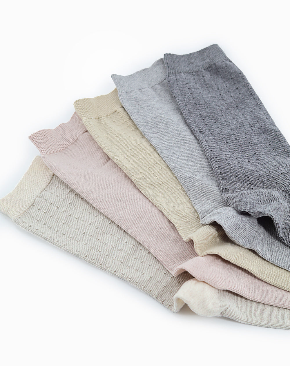 Medias mujer largas pack x5 surtido