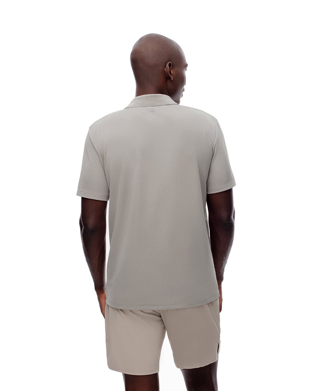 Polo regular taupe hombre