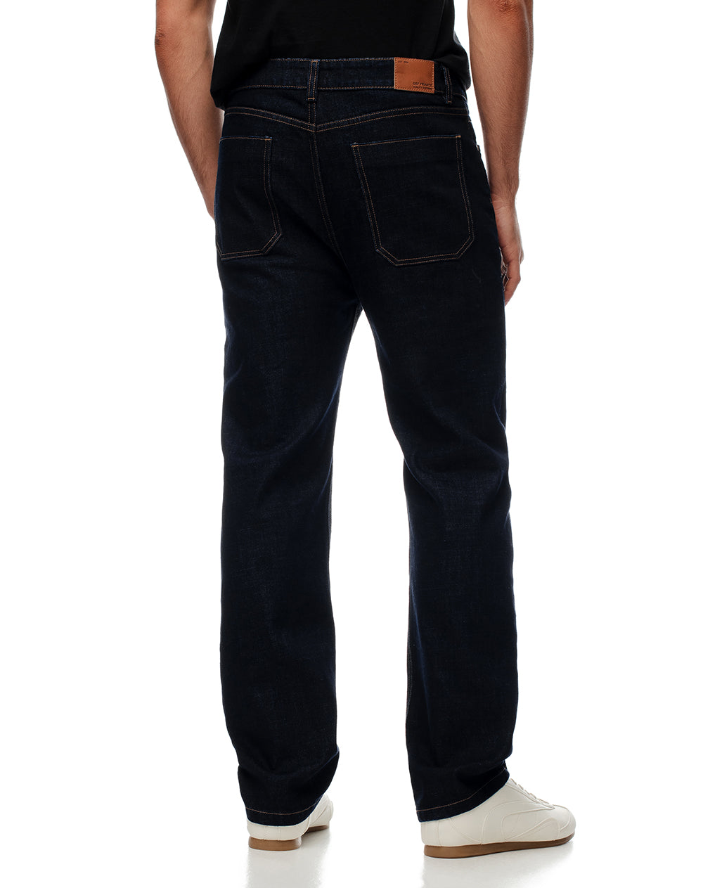 Jean regular índigo oscuro hombre