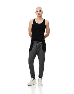 Jogger regular gris hombre