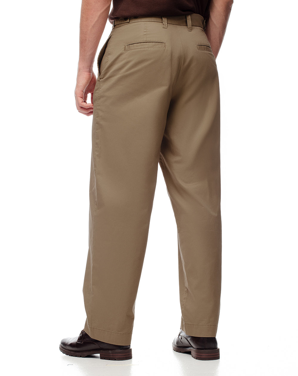 Pantalón tipo chino algodón habano hombre