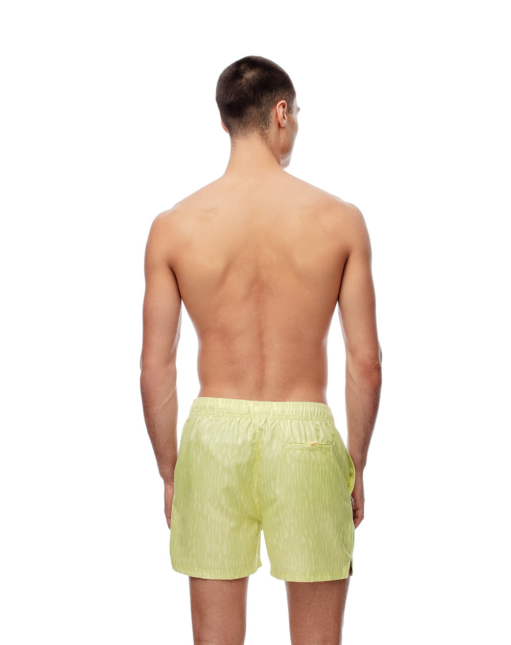 Pantaloneta de baño estampada hombre