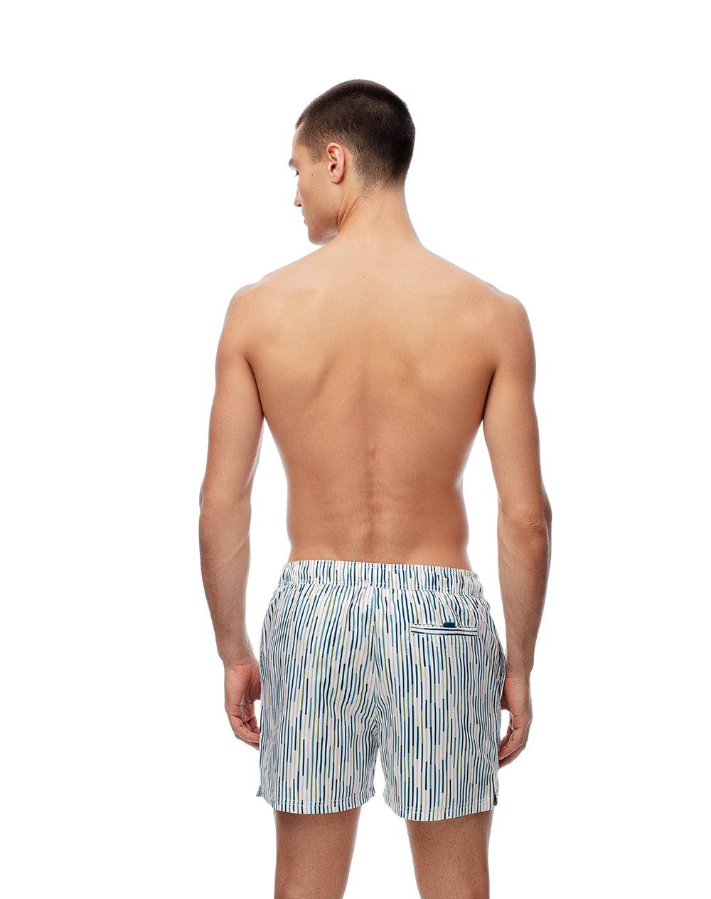 Pantaloneta de baño estampada hombre