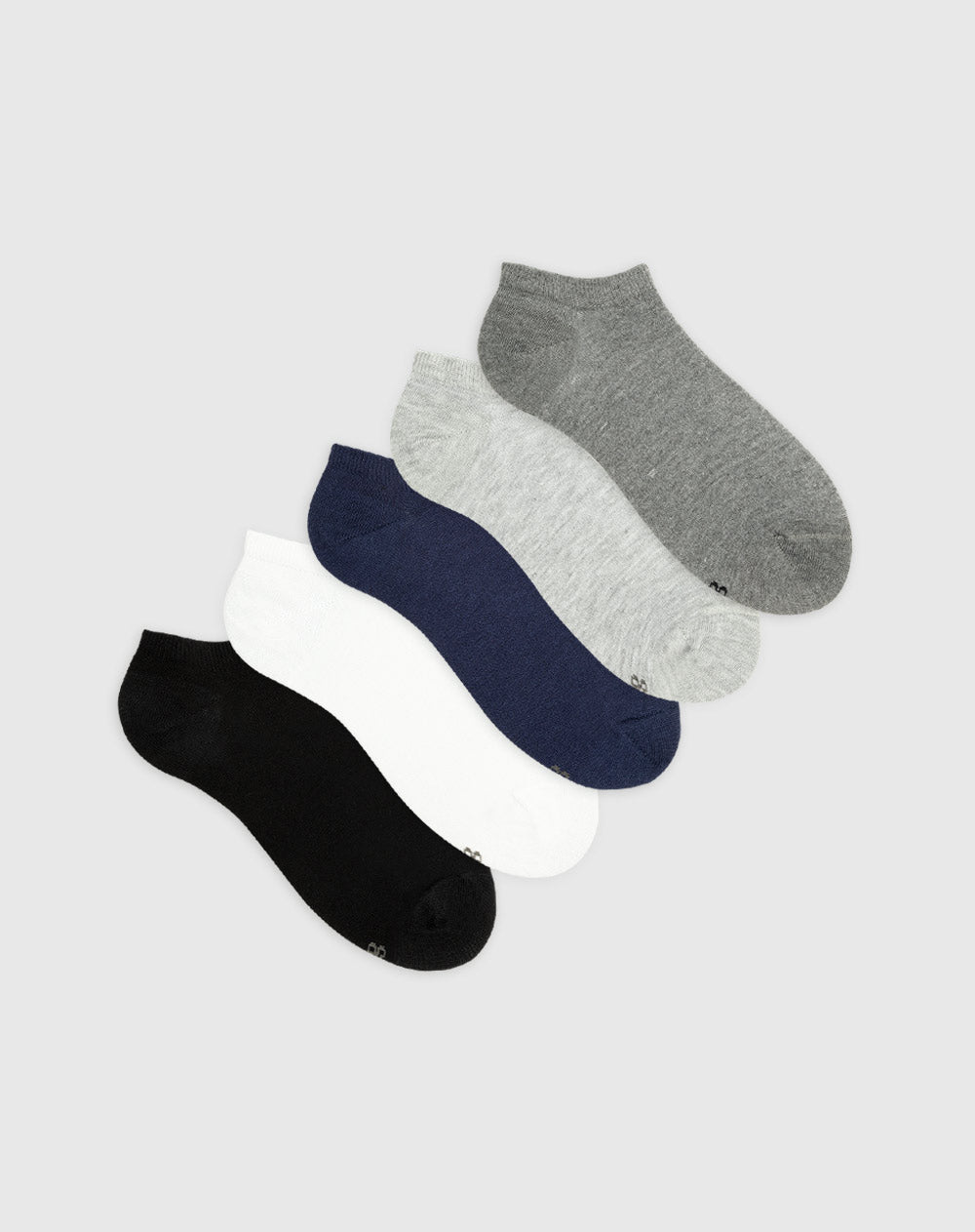 Medias para mujer tobilleras cortas secado rápido pack x5unds surtidas
