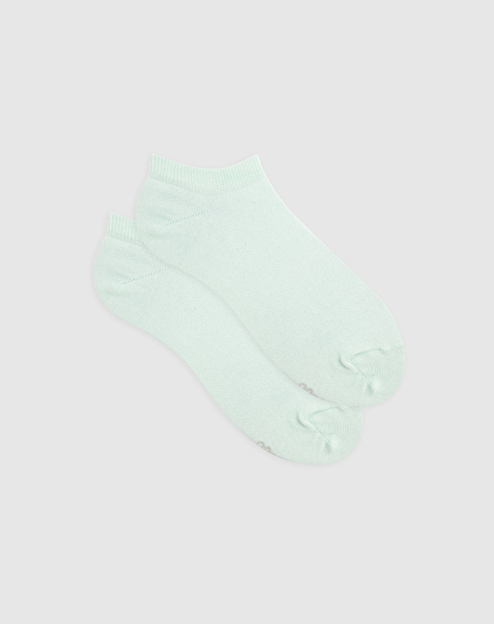 Medias mujer tobillera corta algodón verdes