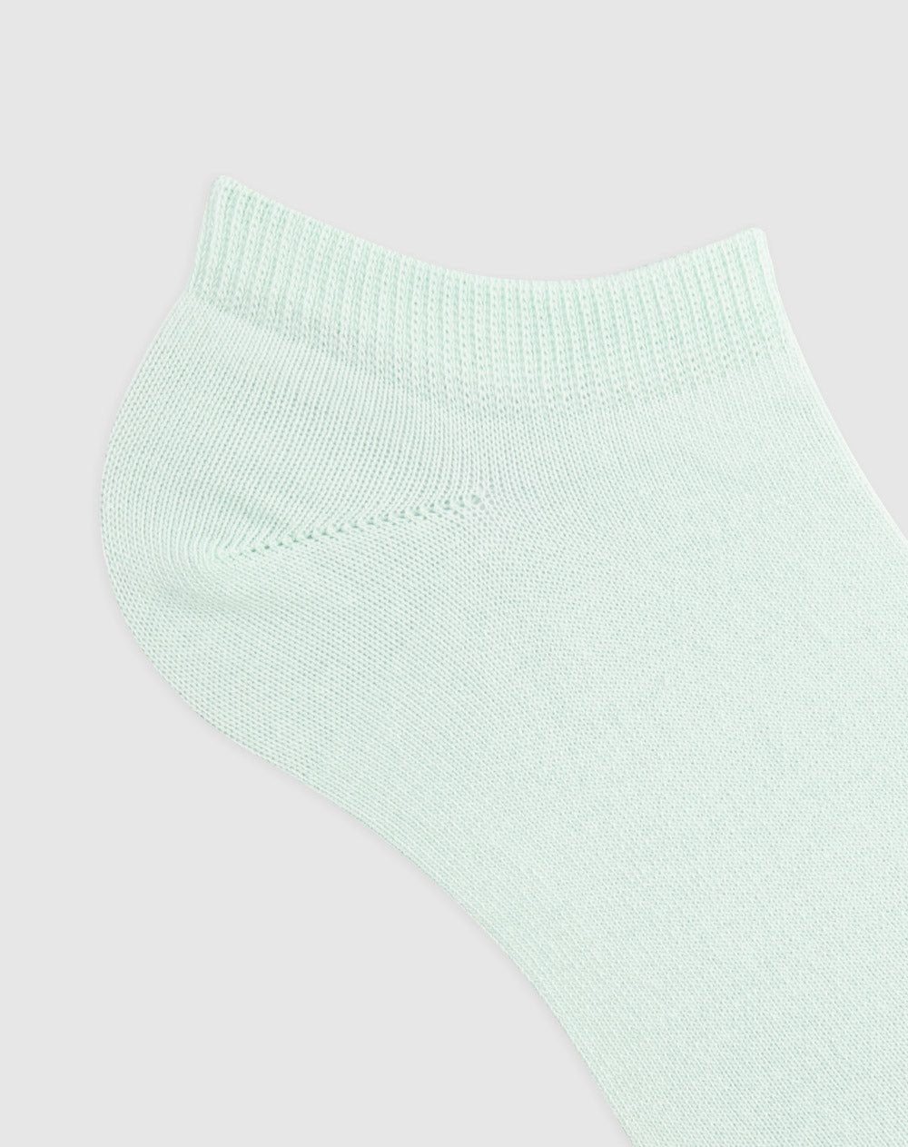 Medias mujer tobillera corta algodón verdes