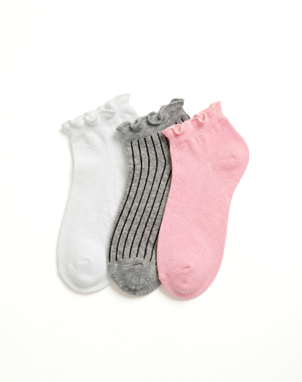 3 pares de medias tobilleras surtido mujer