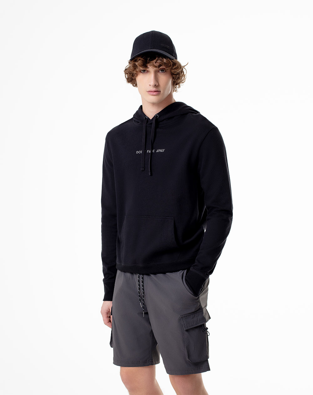 Bermuda cargo regular gris hombre