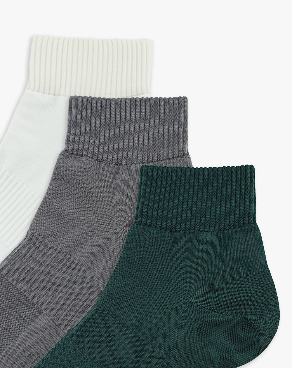 Medias mujer tobilleras pack x3 surtido