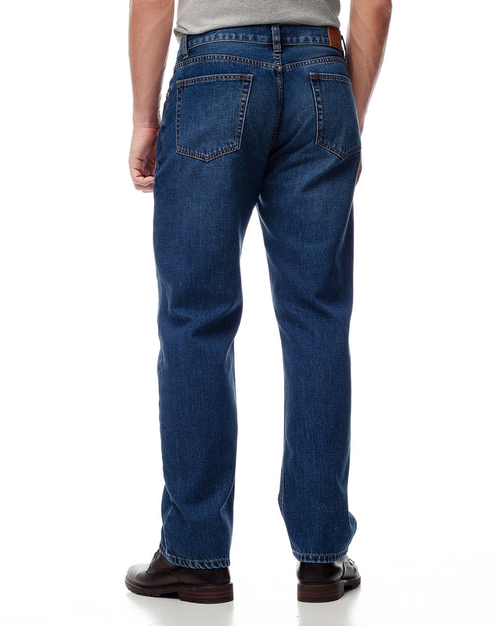 Jean regular índigo medio hombre