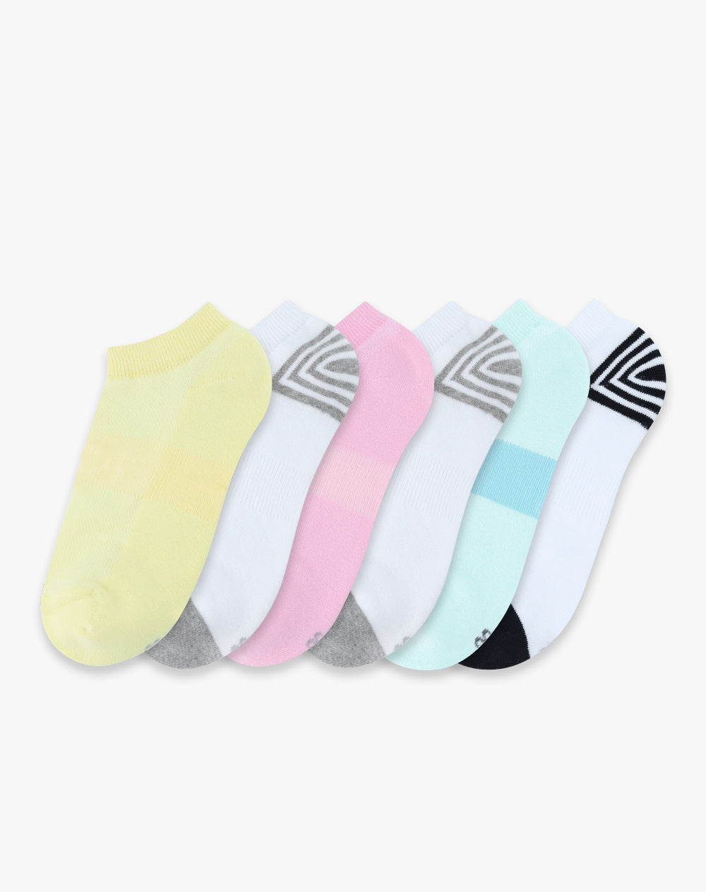 6 pares de medias tobilleras surtido