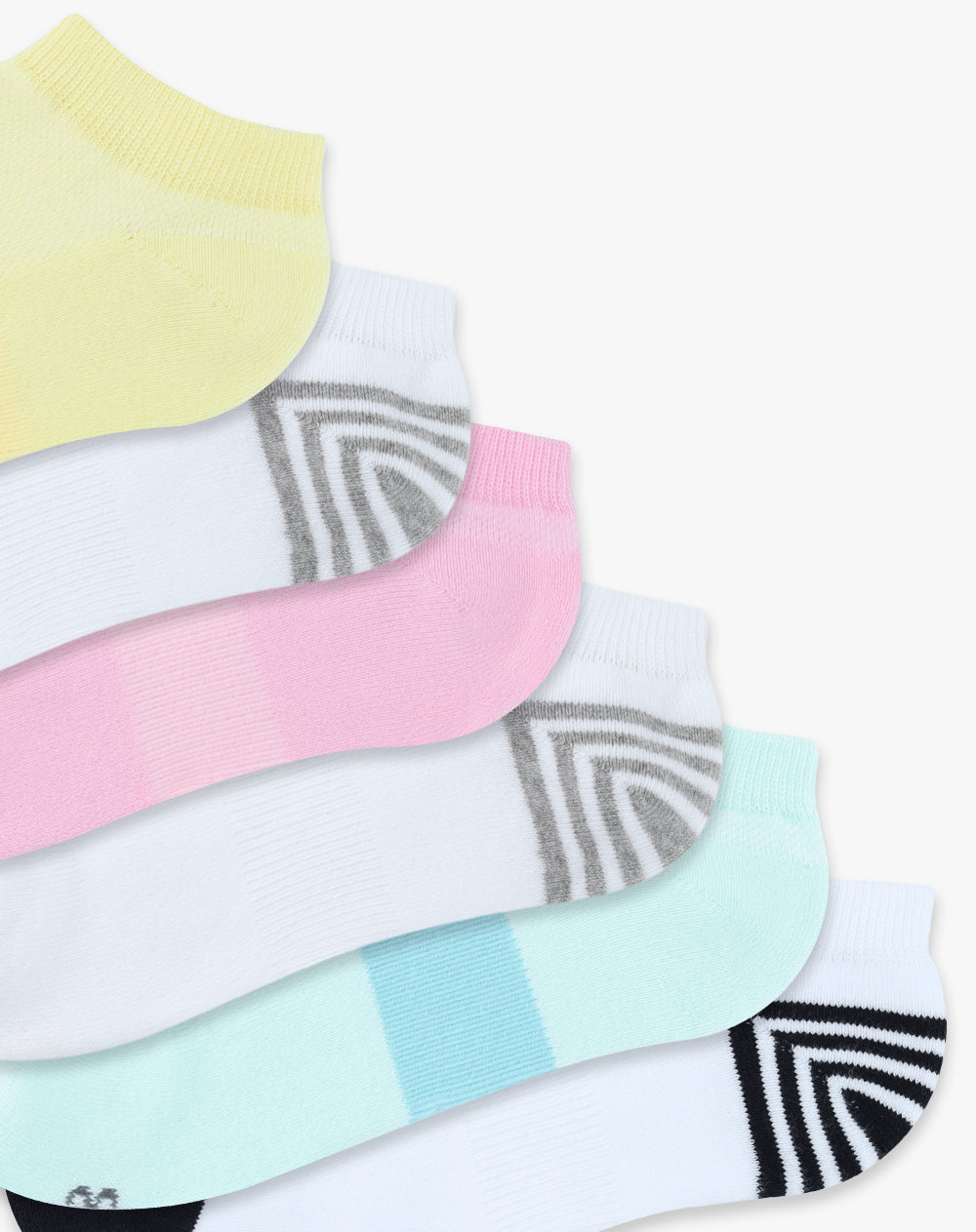 6 pares de medias tobilleras surtido