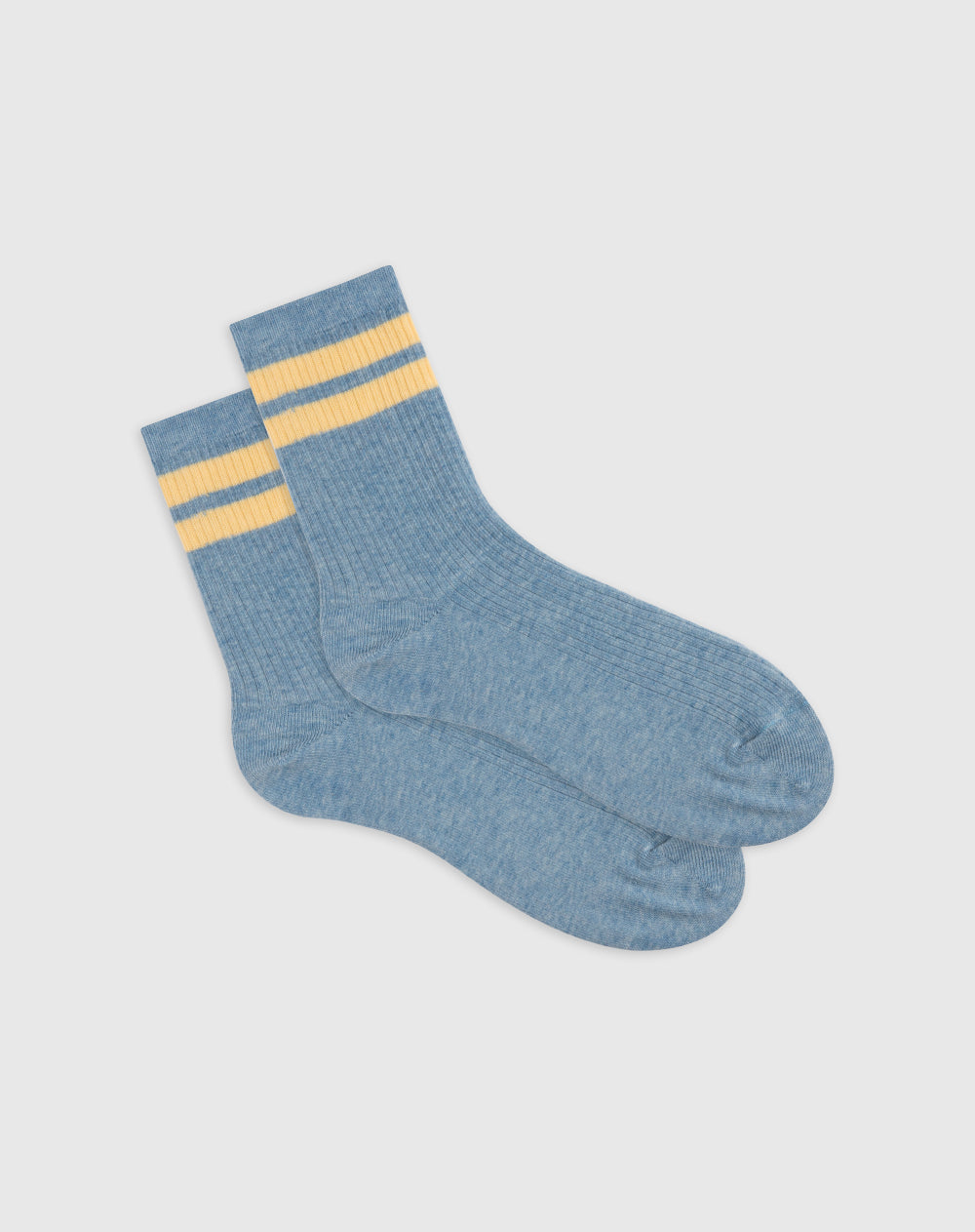 Medias mujer larga algodón azules