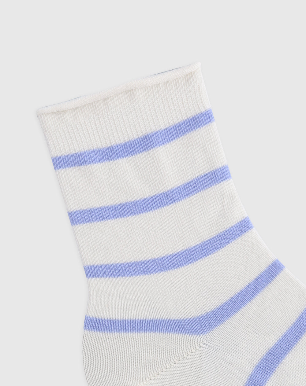Medias mujer tobillera algodón pack x3 surtido rayas