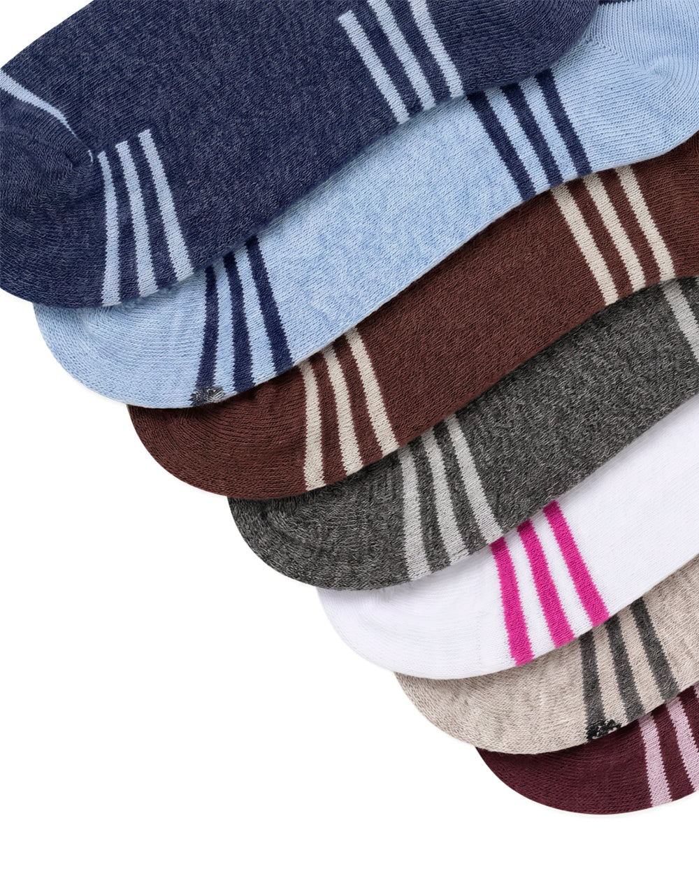 7 pares de medias tobilleras surtido