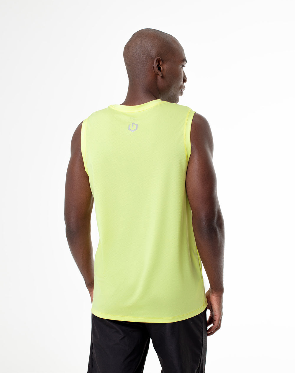 Camisilla deportiva control humedad verde hombre
