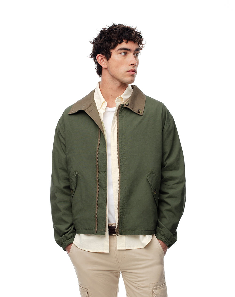 Chaqueta reversible multicolor hombre