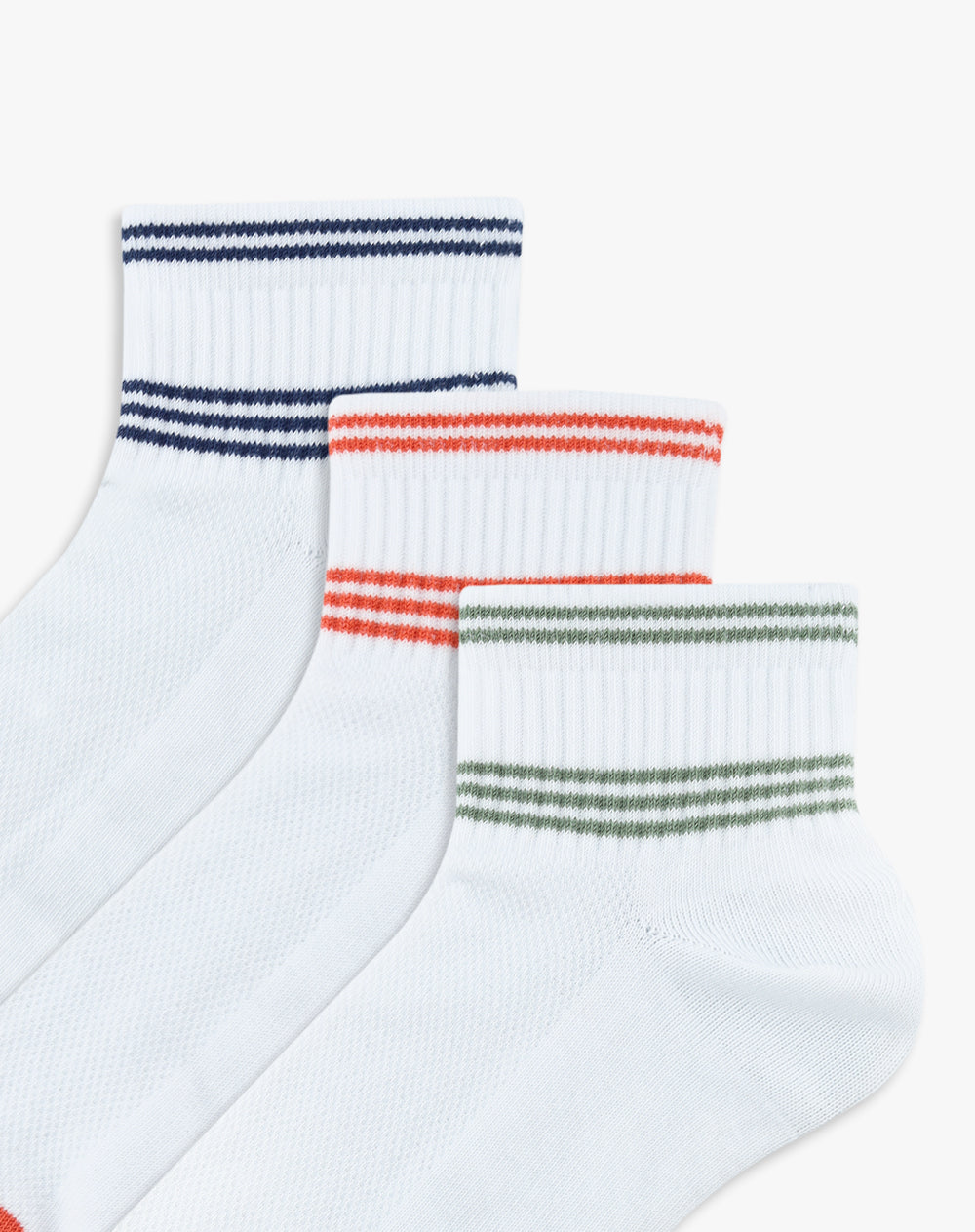 Medias hombre tobilleras pack x3 surtido