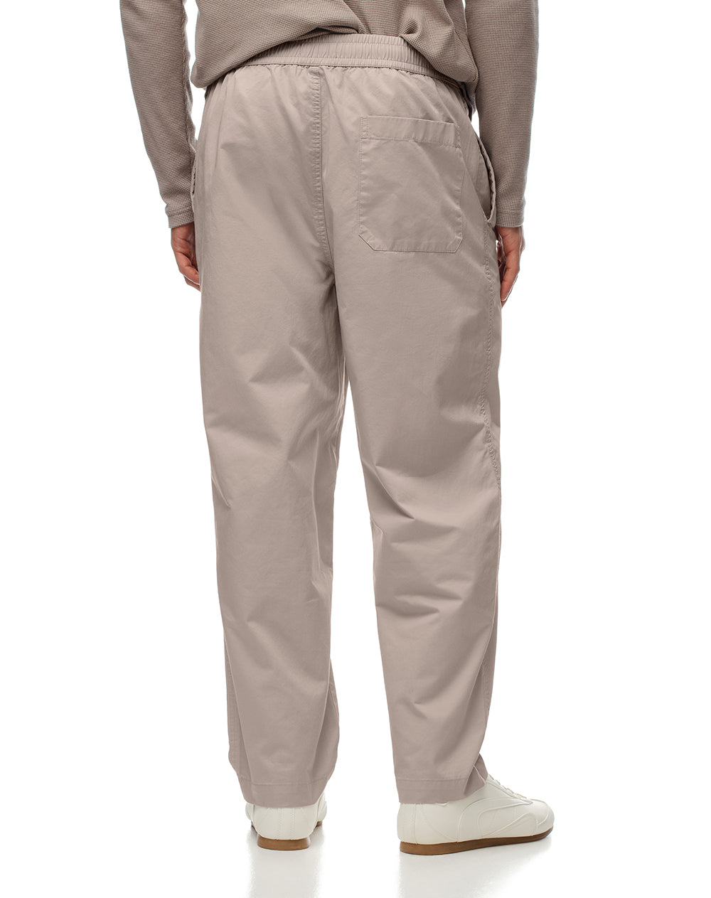 Pantalón recto drill algodón habano hombre