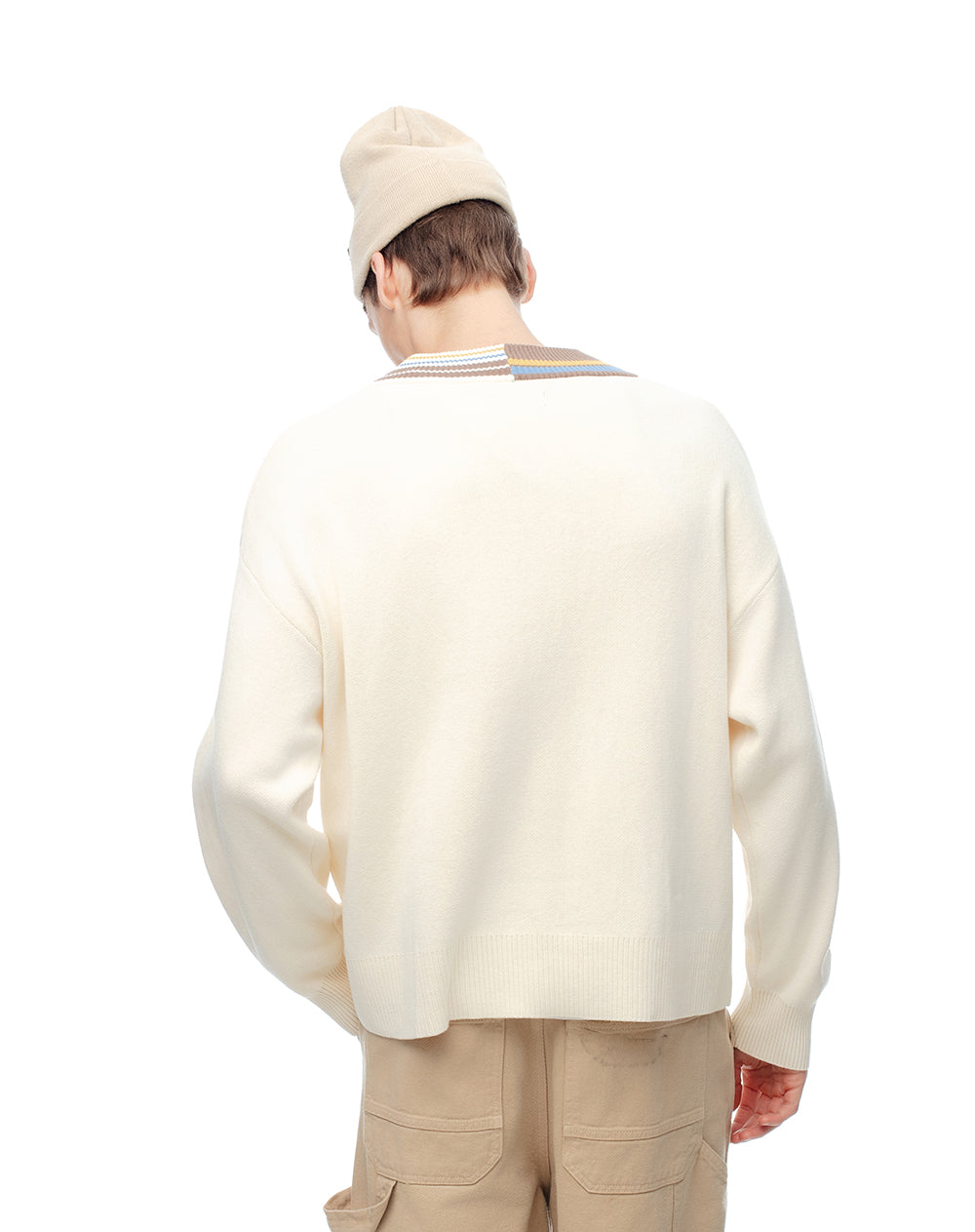 Buzo oversized fit vainilla