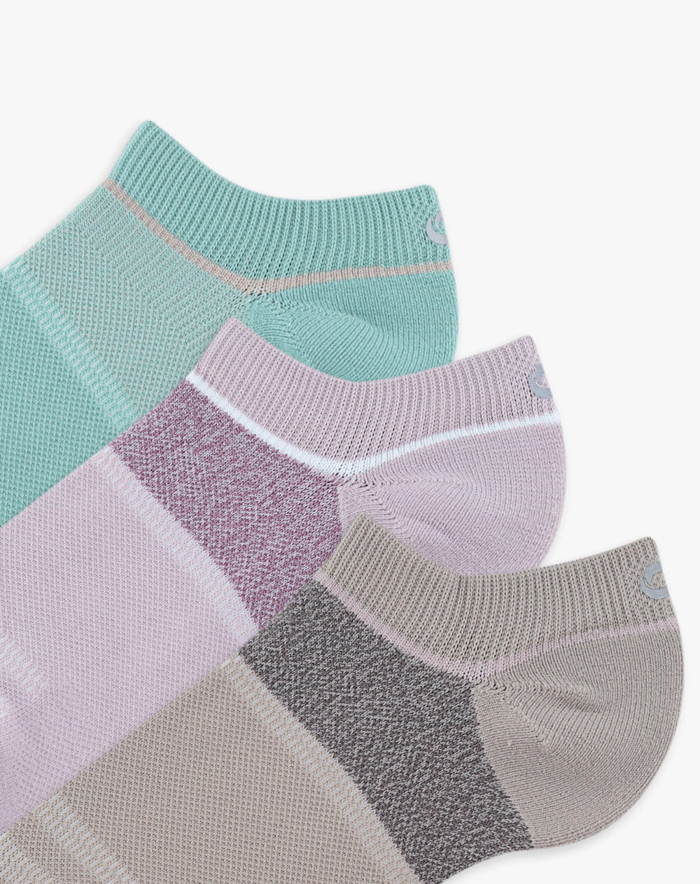 Medias mujer tobillera corta pack x3 surtido