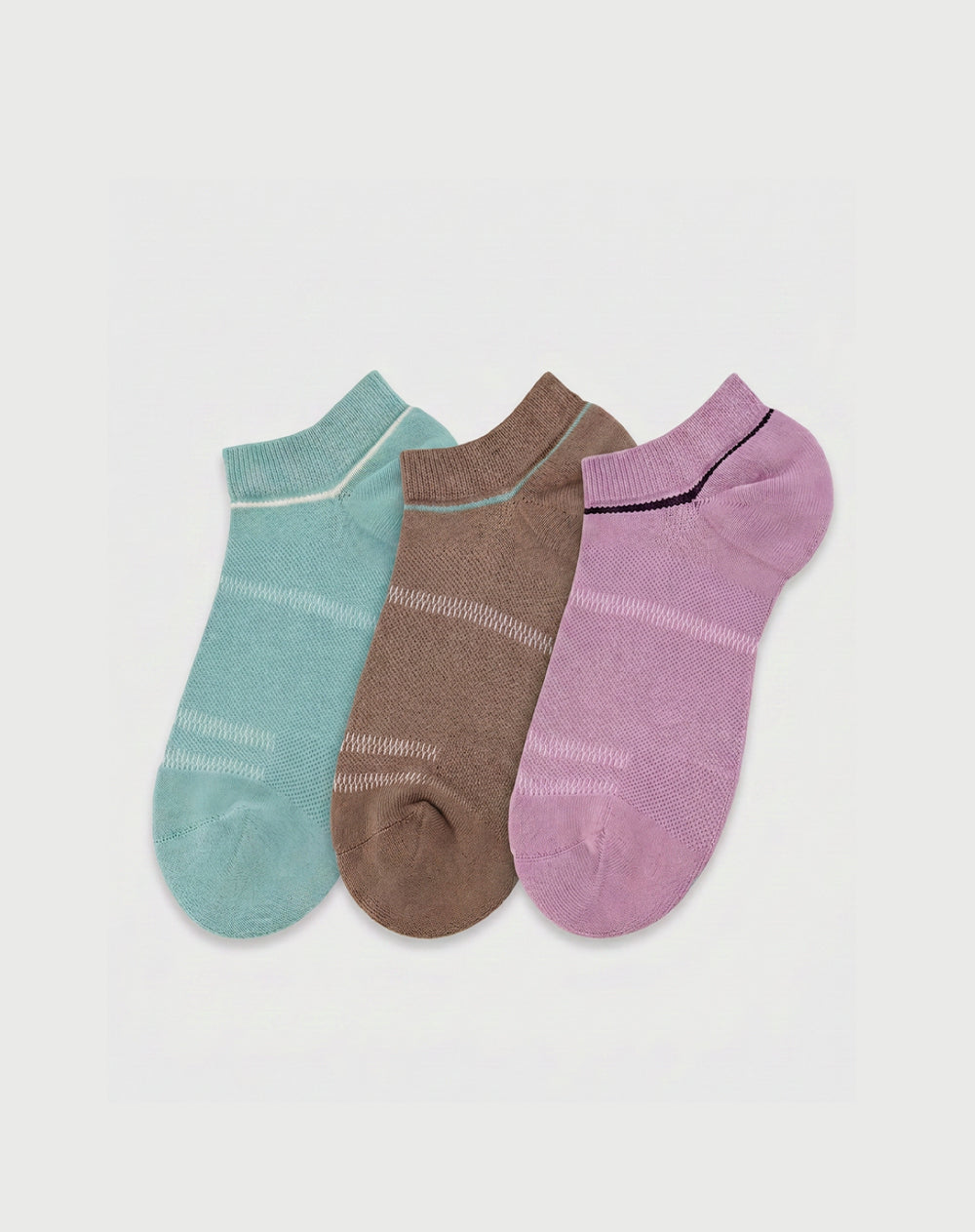 3 pares de medias tobilleras surtido mujer