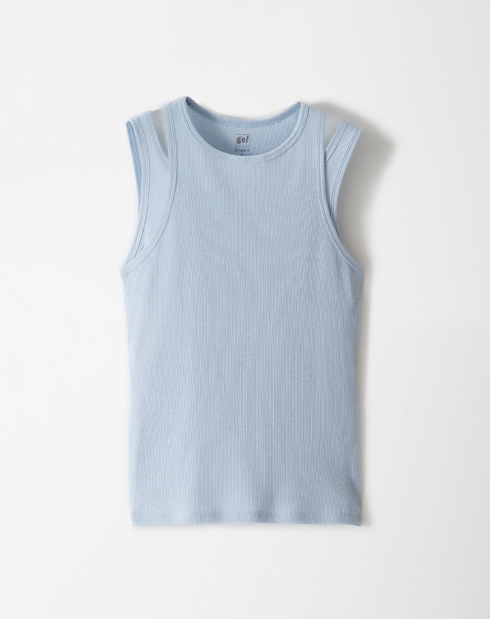 Camiseta esqueleto slim azul mujer