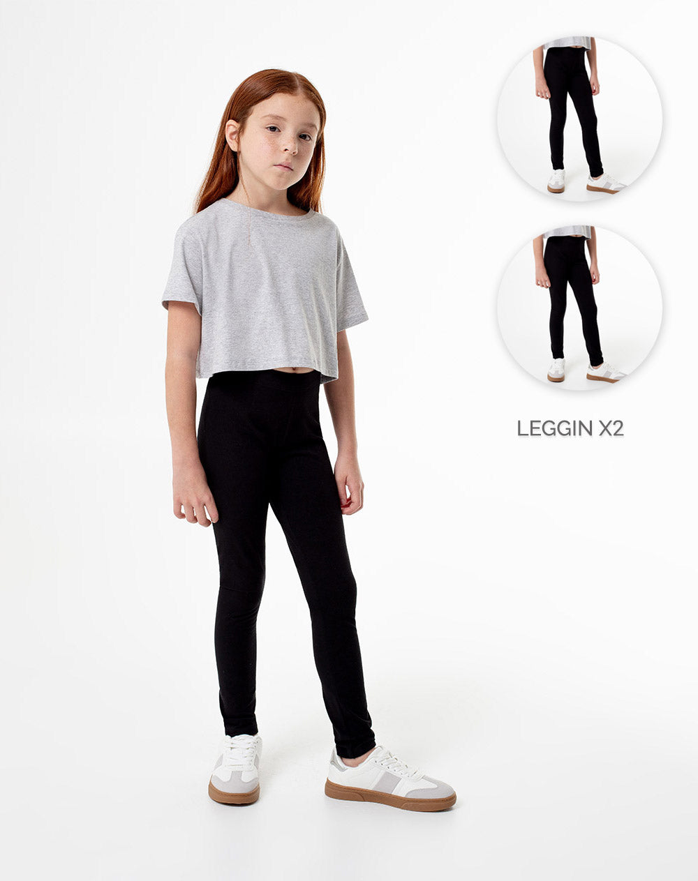 Leggings metallizzati dorati per ragazze Leggings metallizzati dorati per ragazze