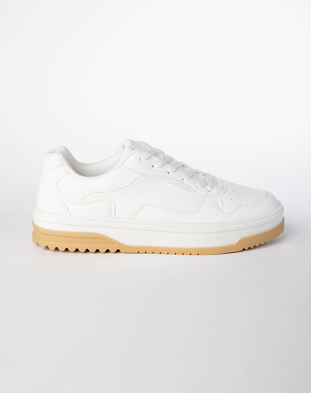 Tenis casuales blancos hombre