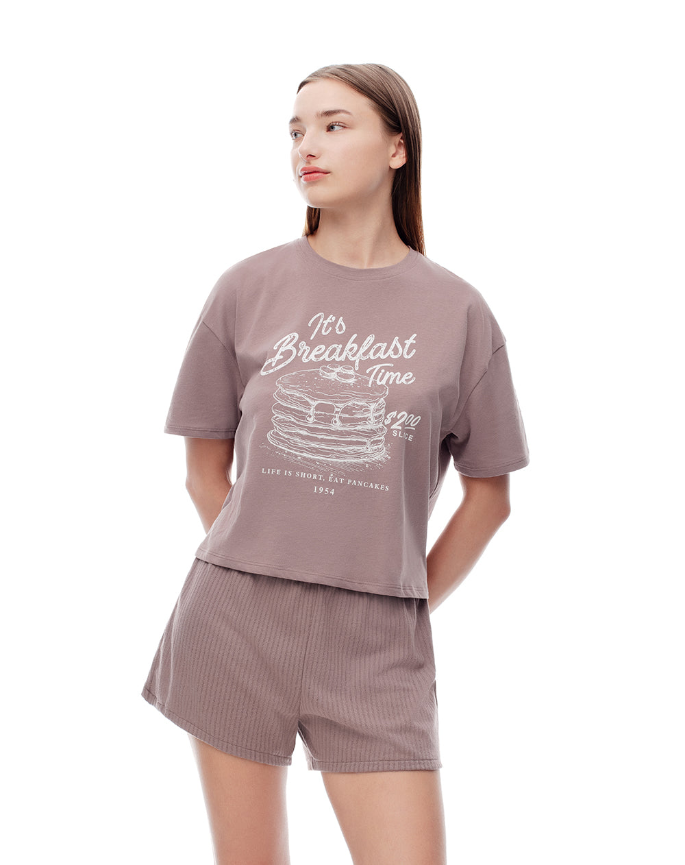 Pantalones Cortos Pijamas Cortos Algodon Mujer Camiseta Short De