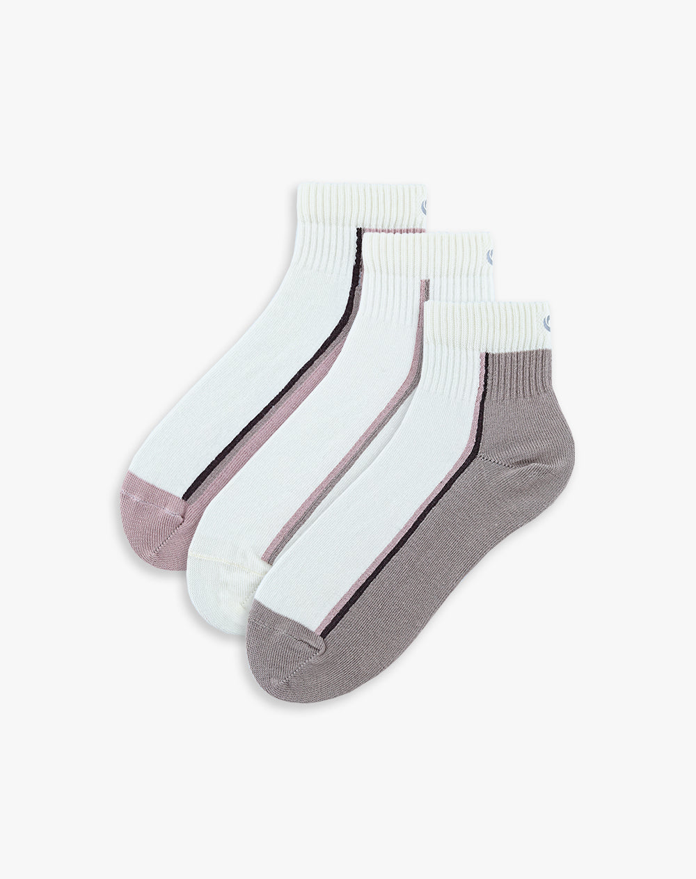Medias mujer tobillera pack x3 surtido